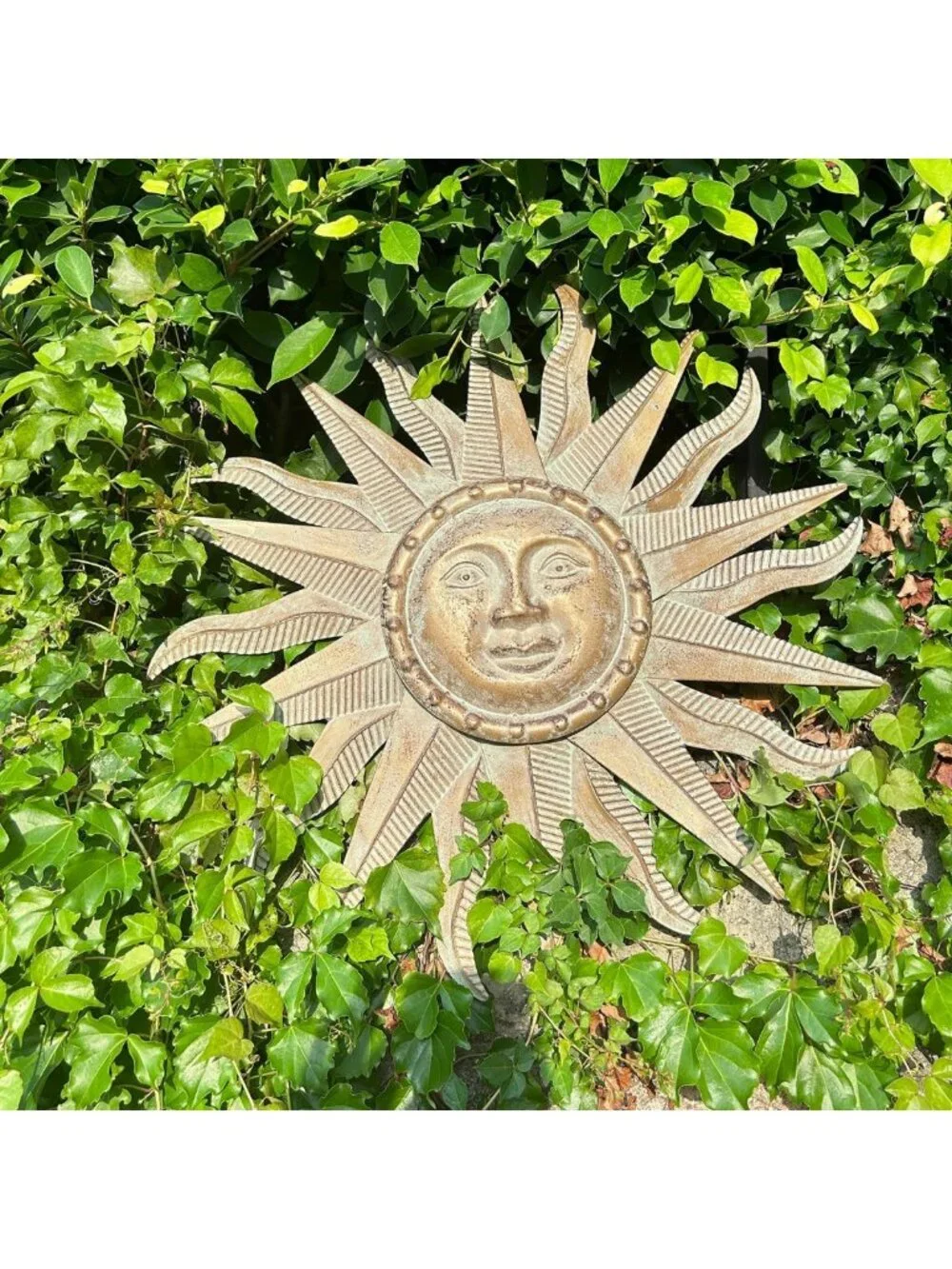 3D Metal Sun Wall Art Sculpture for Indoor/Outdoor Decor | Garden Patio